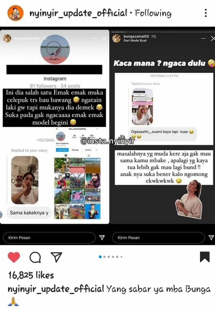 Komentar <a href='https://tribunmedan.cfd/tag/bunga-zainal' title='Bunga&nbsp;Zainal'>Bunga&nbsp;Zainal</a> pada netizen yang mencibir suaminya