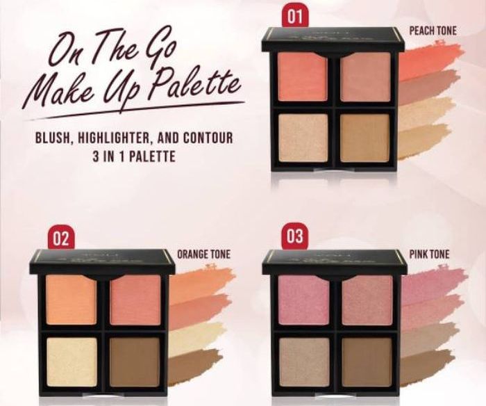 Y.O.U The Gold One On The Go Makeup Palette. 