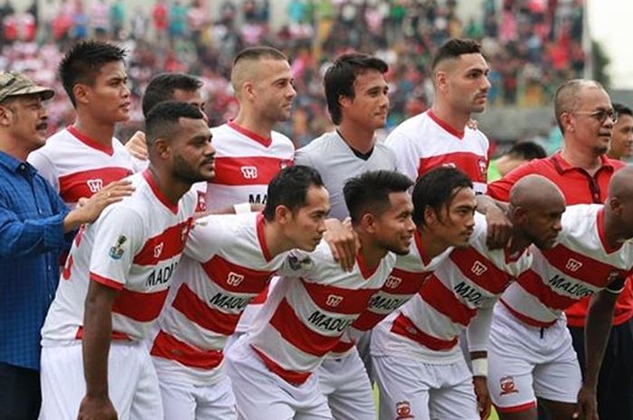 Skuat Madura United pada musim 2019.