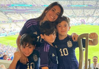 Sampai Hilang Kendali! Ini Respon Si Cantik Antonela Roccuzzo Lihat Messi Bawa Argentina ke Final Piala Dunia 2022!