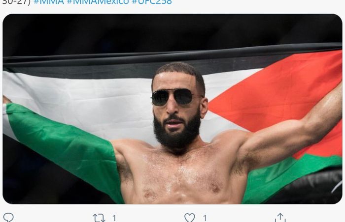 Petarung Muslim UFC berdarah Palestina, Belal Muhammad.
