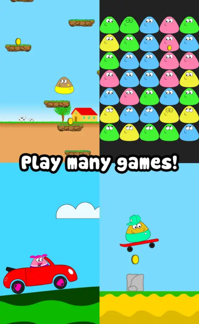 Games in the Pou aplikasi app