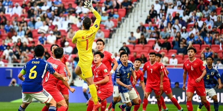 Hasil Piala Asia 2023 - Hujan 6 Gol, Vietnam Menggila Nyaris Bikin Keok Jepang
