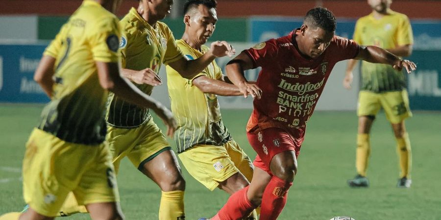 Hasil Liga 1 - 2 Gol Spektakuler Tercipta, Barito Putera Berhasil Tundukkan Bali United