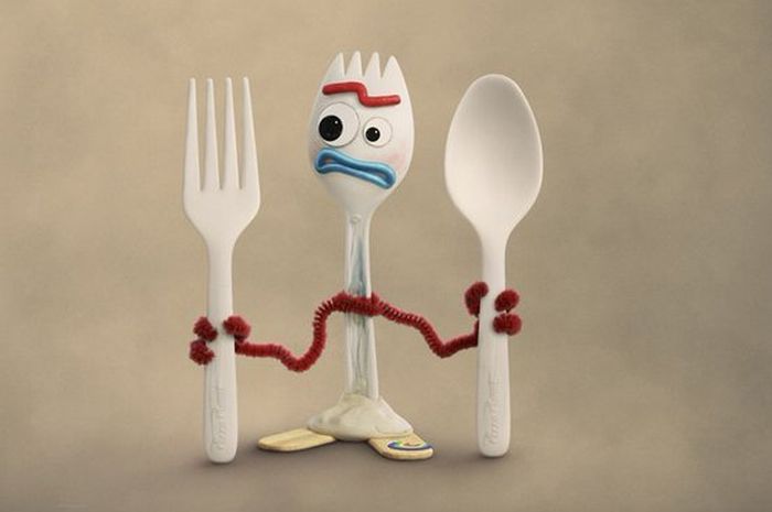Forky di Toy Story 4 adalah Alat Makan Spork, Ini Sejarah Spork! Bobo