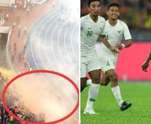 Aksi Lempar Flare di Laga Malaysia Vs Timnas Indonesia Disorot Media Asing