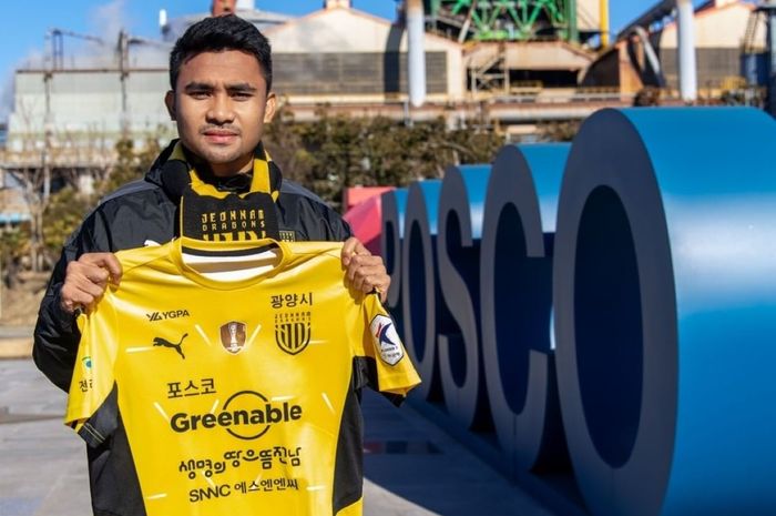 Jeonnam Dragons umumkan transfer Asnawi Mangkualam dari Ansan Greeners.