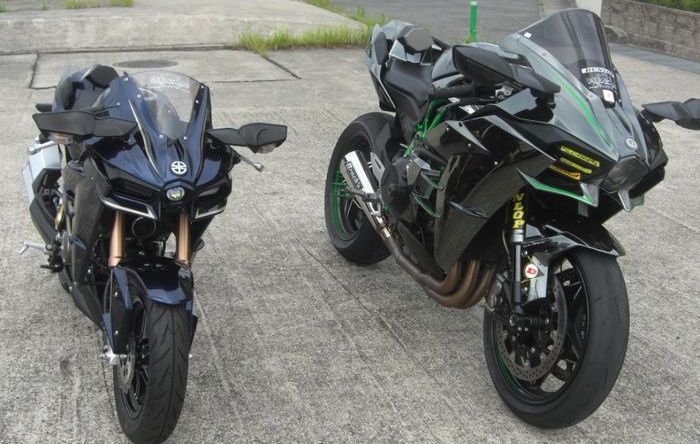 Kawasaki H2 mini hasil karya builder Jepang