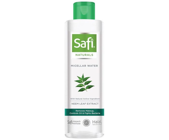 Safi Naturals Micellar Water with Neem Leaf Extract.