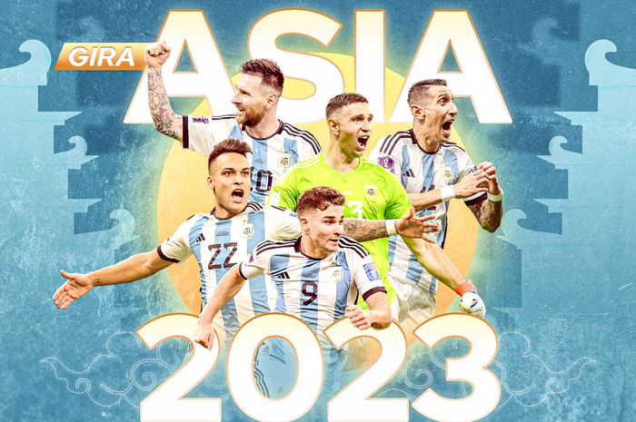 Unggahan timnas Argentina terkait agenda FIFA Matchday bulan Juni 2023.