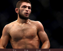 Bengkak Sebesar Bola, Begini Wajah Khabib Nurmagomedov saat Sakit Gondongan