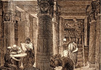 Apakah Kaisar Romawi Julius Caesar Hancurkan Perpustakaan Aleksandria?
