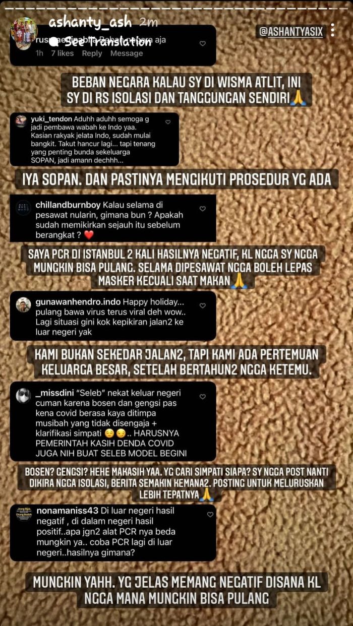 Ashanty positif Covid-19, tanggapi nyinyiran netien julid dengan hal ini