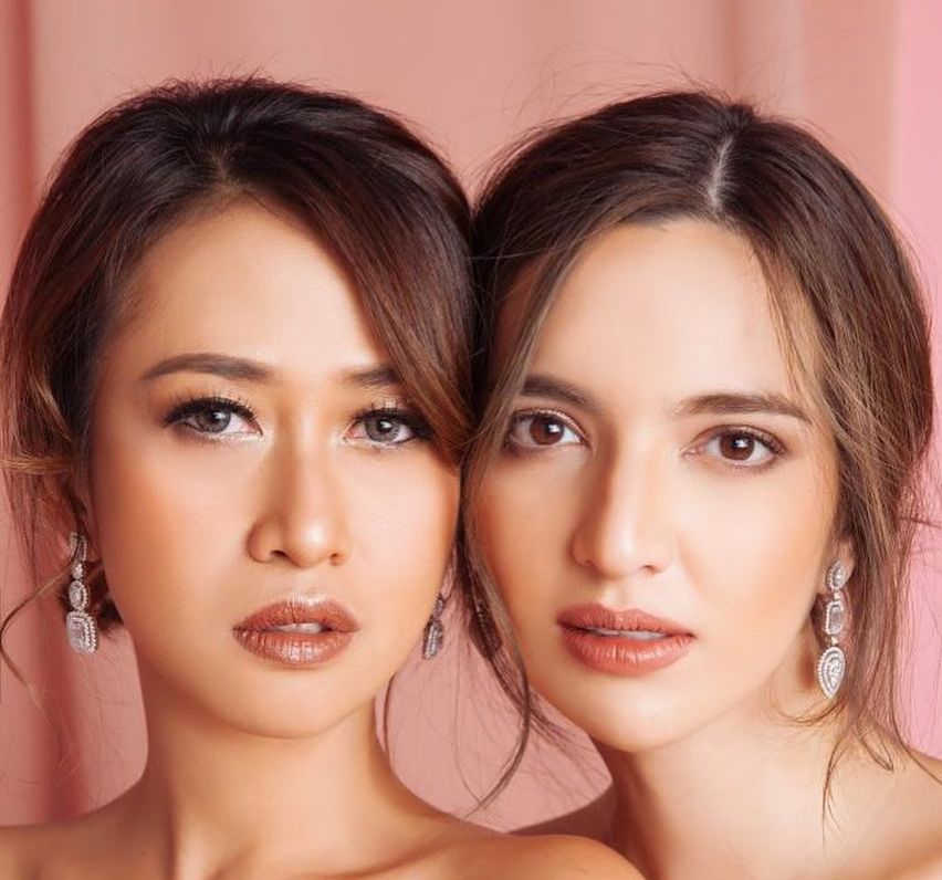 Foto Nia Ramadhani dan Gita Janu