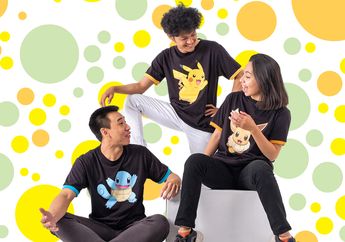 Bareng brand Jepang, Cottonology Rilis Koleksi Baru Bertema Pokémon