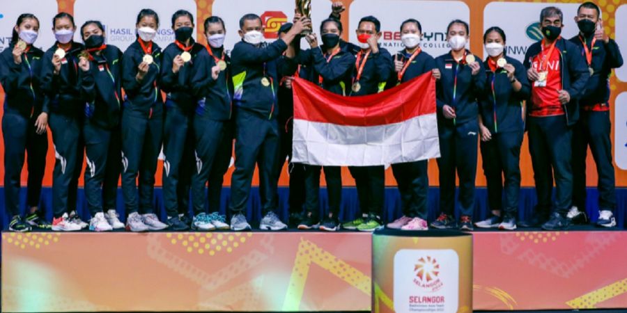Skuad Muda Indonesia Dipuji Setelah Bawa Emas dan Perak dari Kejuaraan Beregu Asia 2022