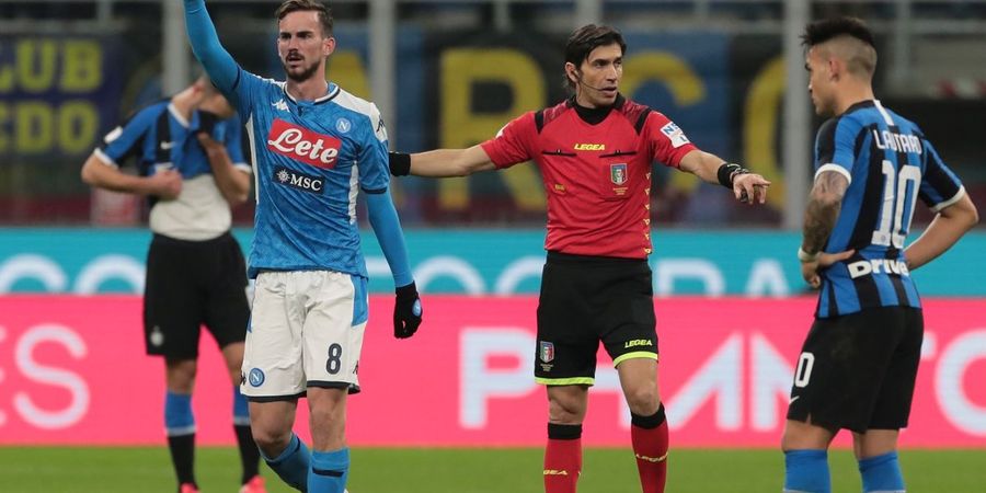 Starting XI Napoli Vs Inter Milan - Ruiz Absen, Tim Tamu Kekuatan Penuh
