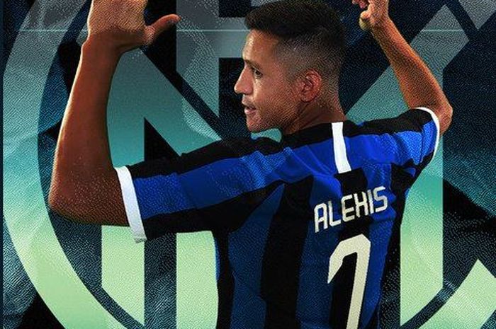 Alexis Sanchez memakai nomor 7 di Inter Milan.