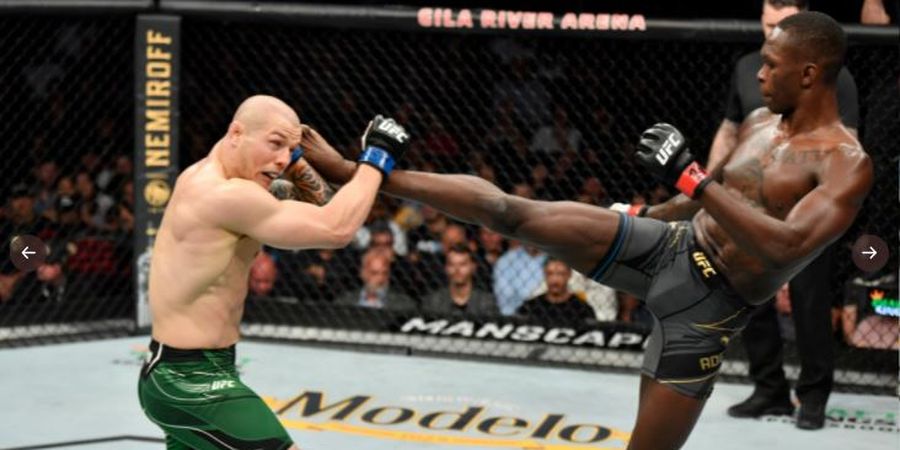 Terungkap! Ucapan Israel Adesanya saat Mencengkeram Leher Lawan di Tengah Duel UFC 263