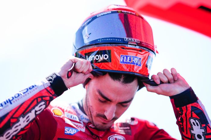 Pembalap Ducati Lenovo, Francesco Bagnaia, sempat menghadapi tekanan sebelum balapan MotoGP Malaysia yang digelar di Sirkuit Sepang, Malaysia, Minggu (23/10/2022).