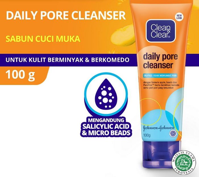 Clean & Clear Daily Pore Cleanser.