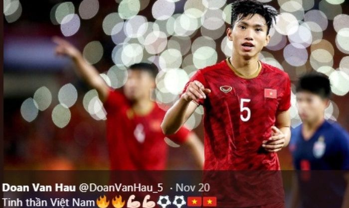 Bek timnas U-22 Vietnam di SEA Games 2019, Doan Van Hau.