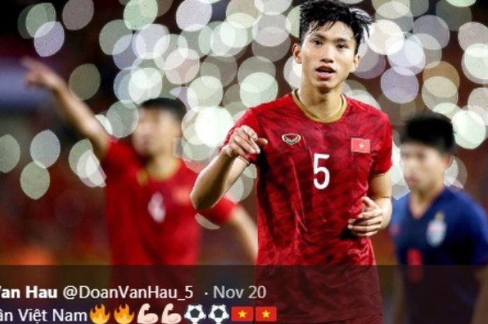 Bek timnas U-22 Vietnam di SEA Games 2019, Doan Van Hau.