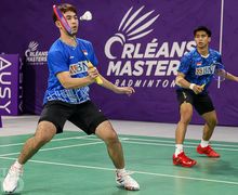 Hasil Orleans Masters 2021 - Kehabisan Bensin, Ganda Putra Indonesia Dibekuk Inggris