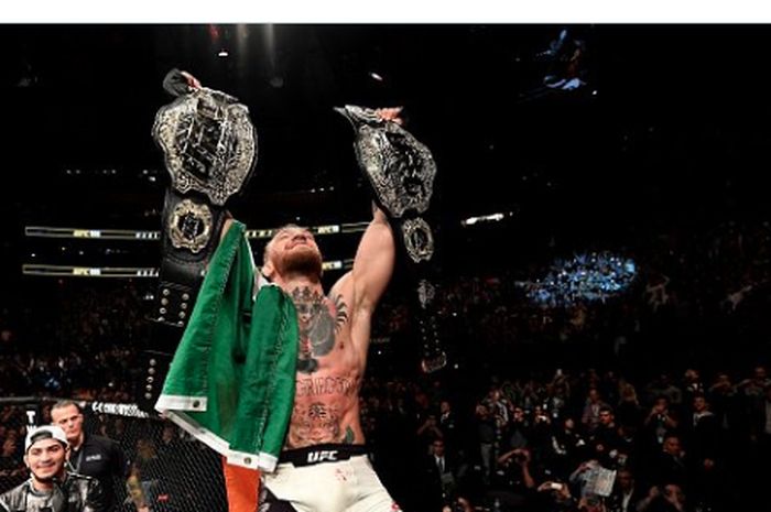 Petarung kelas ringan UFC, Conor McGregor, bersiap tampil lagi di arena oktagon