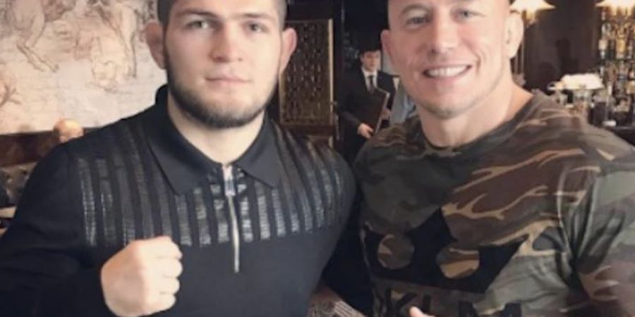 UFC Tinggal Lakukan Hal Ini Agar Duel Khabib Nurmagomedov vs Georges St-Pierre Terwujud