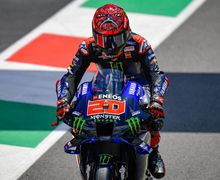 Hasil Kualifikasi MotoGP Italia 2021 - Quartararo Pole Position, Rekannya Dijegal Marquez