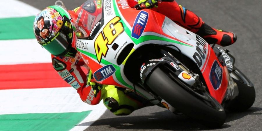 Kisah Perjuangan Valentino Rossi Menjinakkan Motor Ducati yang Indah Tapi Aneh