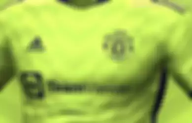 Konsep desain jersey Man United dengan warna kuning