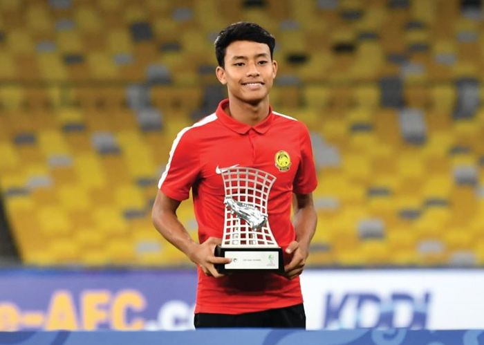 Pemain timnas U-16 Malaysia, Luqman Hakim Shamsudin.