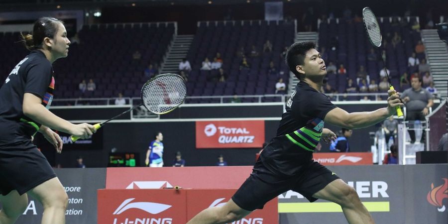 Hasil Singapore Open 2019 - Praveen/Melati Gagal Atasi Zheng/Huang