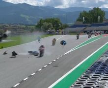 Kondisi Terkini Pembalap Malaysia Hafizh Syahrin Usai Kecelakaan di Moto2 Austria