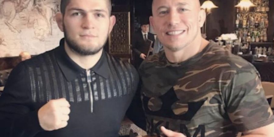 Georges St-Pierre Rela Kembali Bertarung Cuma untuk Khabib Nurmagomedov