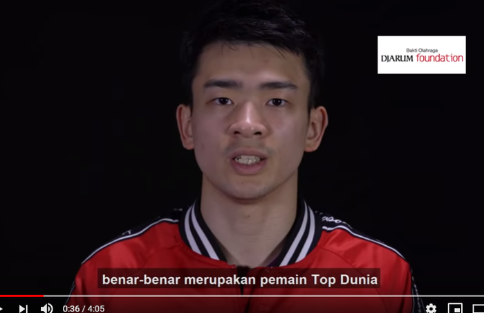 capture video pendapat Zheng Siwei soal Liliyana Natsir