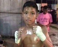 Isak Tangis Iringi Proses Kremasi Petarung Muay Thai 13 Tahun Asal Thailand yang Tewas Setelah KO di Ring