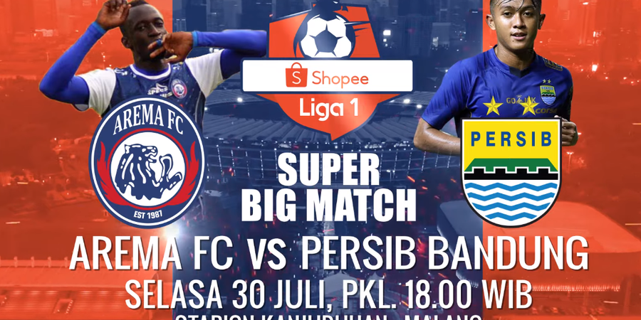 Link Live Streaming Liga 1 2019 Antara Arema FC vs Persib Bandung
