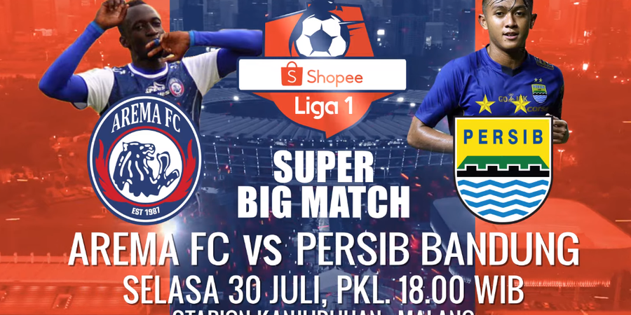 Susunan Pemain Arema FC Vs Persib, 2 Pilar Kunci Maung Bandung Absen