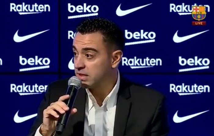 Pelatih baru Barcelona, Xavi Hernandez.