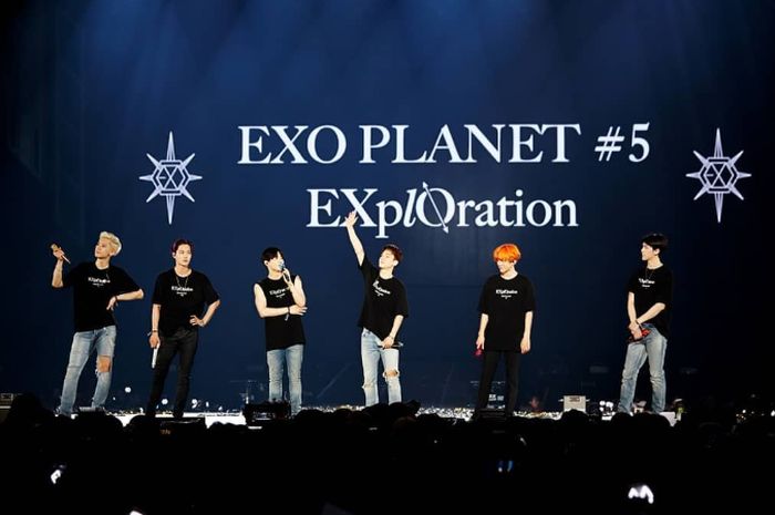 Kris Wu Exo konser musik di panggung besar