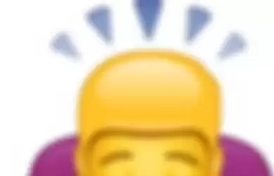 Emoji terima kasih atau mohon maaf?