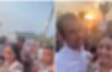 Video Nagita Slavina dihadang petugas saat dekati Raffi Ahmad