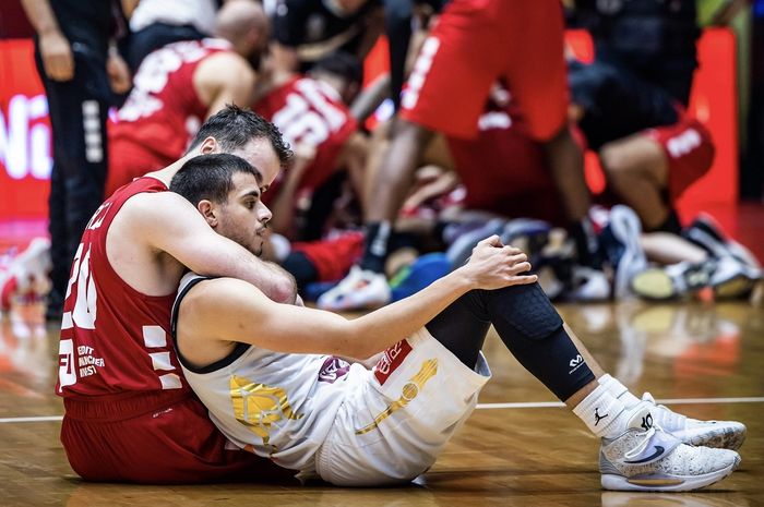 Pemain timnas bola basket Lebanon, Wael Arakji saat melawan timnas Yordania di FIBA Asia Cup 2022