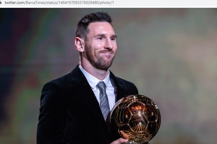 Megabintang Paris Saint-Germain, Lionel Messi, sudah dapat ucapan selamat memenangi Ballon d'Or 2021 meski belum ada pengumuman. 