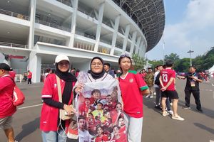 Suka dengan Nathan Tjoe-A-On, 3 Fans Wanita Ini Rela Tempuh Perjalanan 7 Jam demi Timnas Indonesia