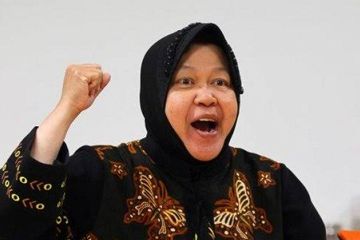 Tri Rismaharini kampanyekan Surabaya Bermasker