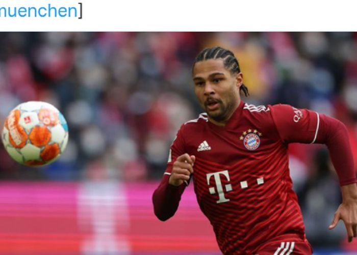 Penyerang Bayern Muenchen, Serge Gnabry.